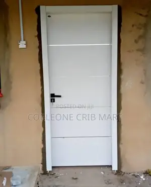 White Hardwood Door
