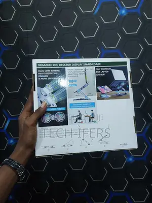 Laptop Stand With Dual Cooling Fan