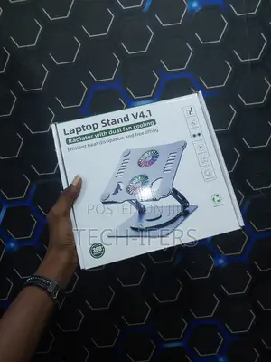 Laptop Stand With Dual Cooling Fan