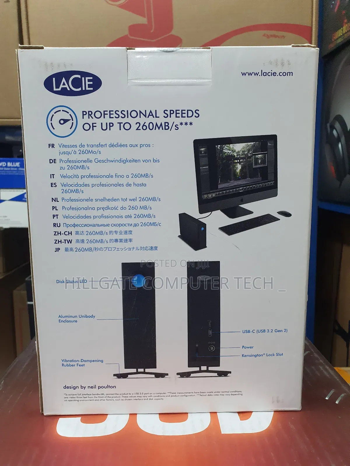 Lacie 20tb D2 Professional Harddrive