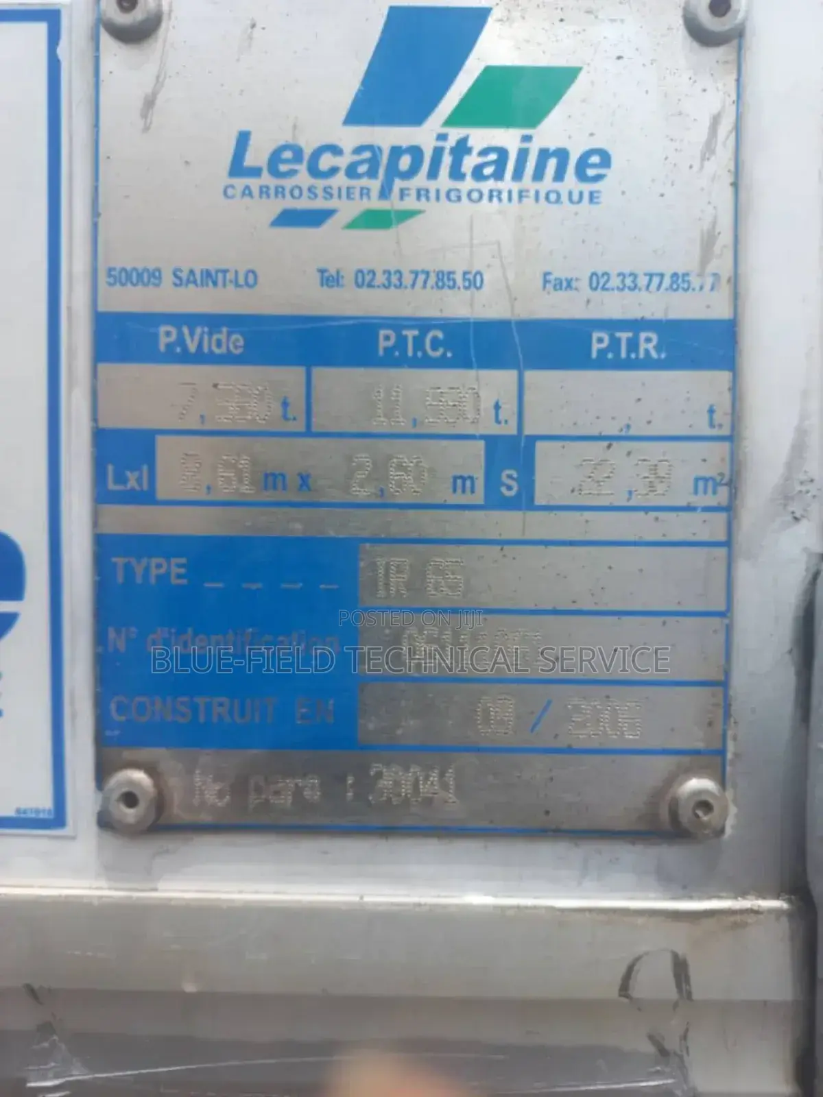 Truck For Hire (Cold Dry Load)