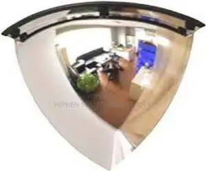 18” Acrylic Quarter Dome Mirror With Plastic Back