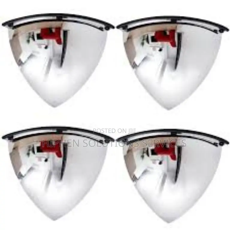 Outdoor Warehouse Side View, Circular Wall Mirror For Office