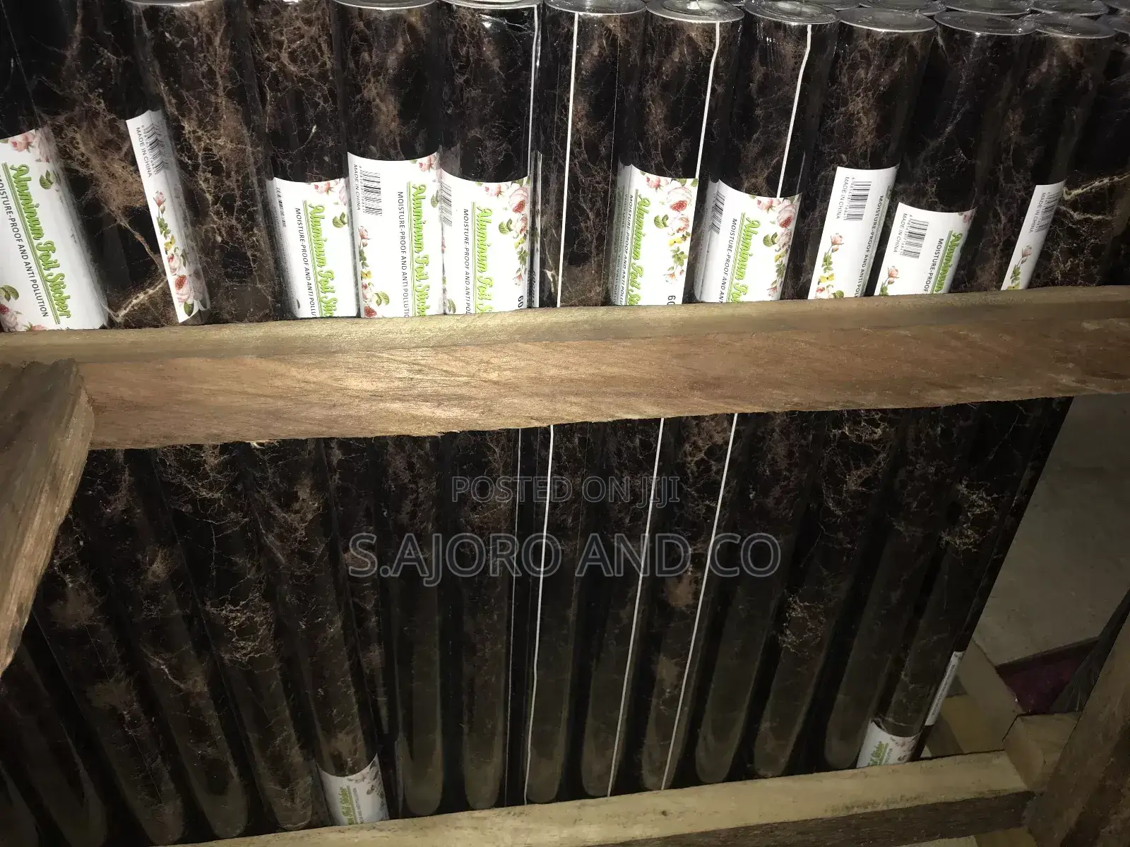 Marble Sticker, Flutted Panel Wallpaper