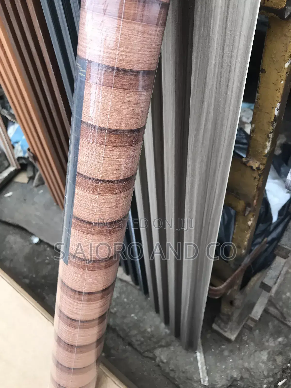 Marble Sticker, Flutted Panel Wallpaper