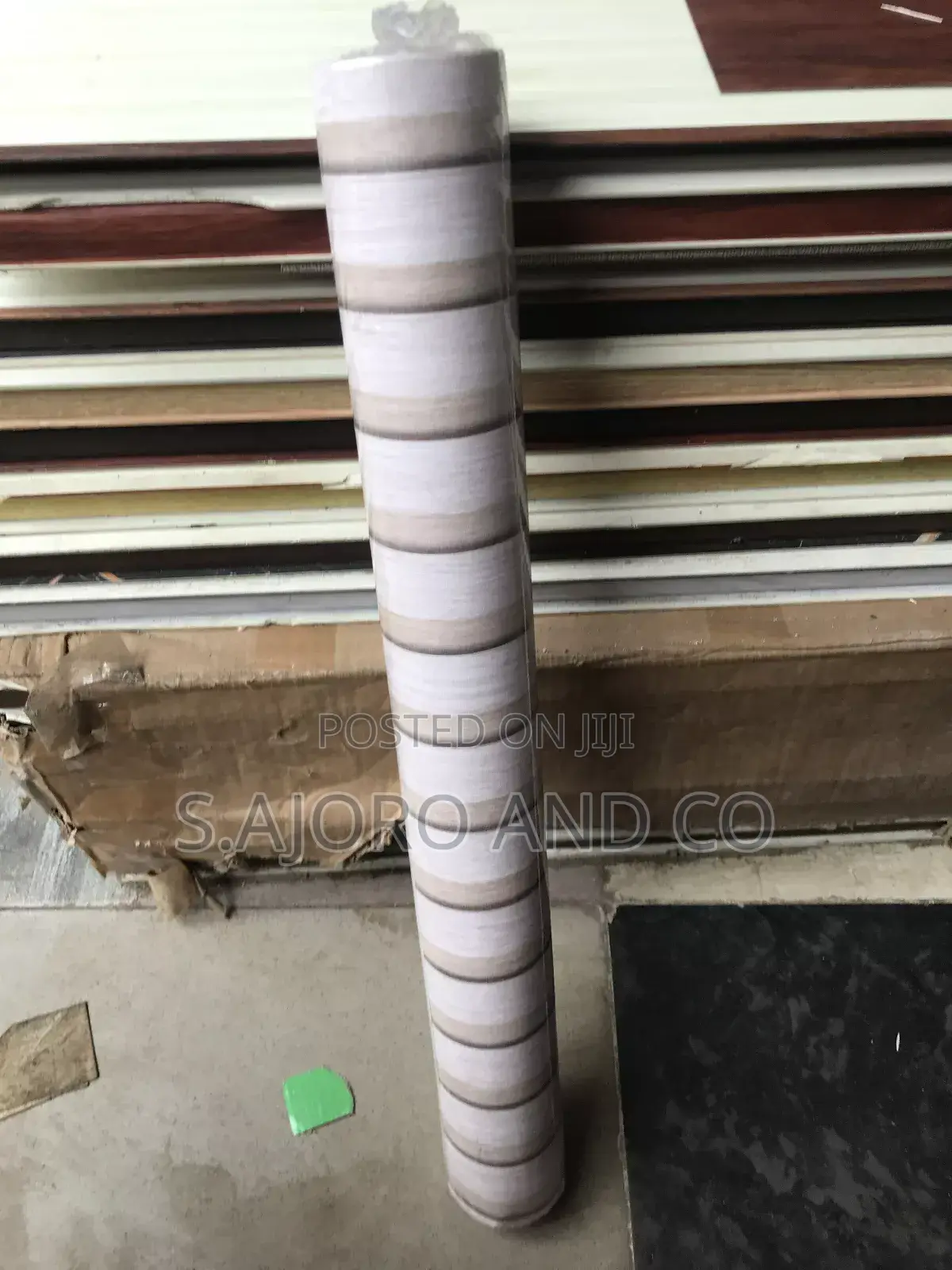 Marble Sticker, Flutted Panel Wallpaper