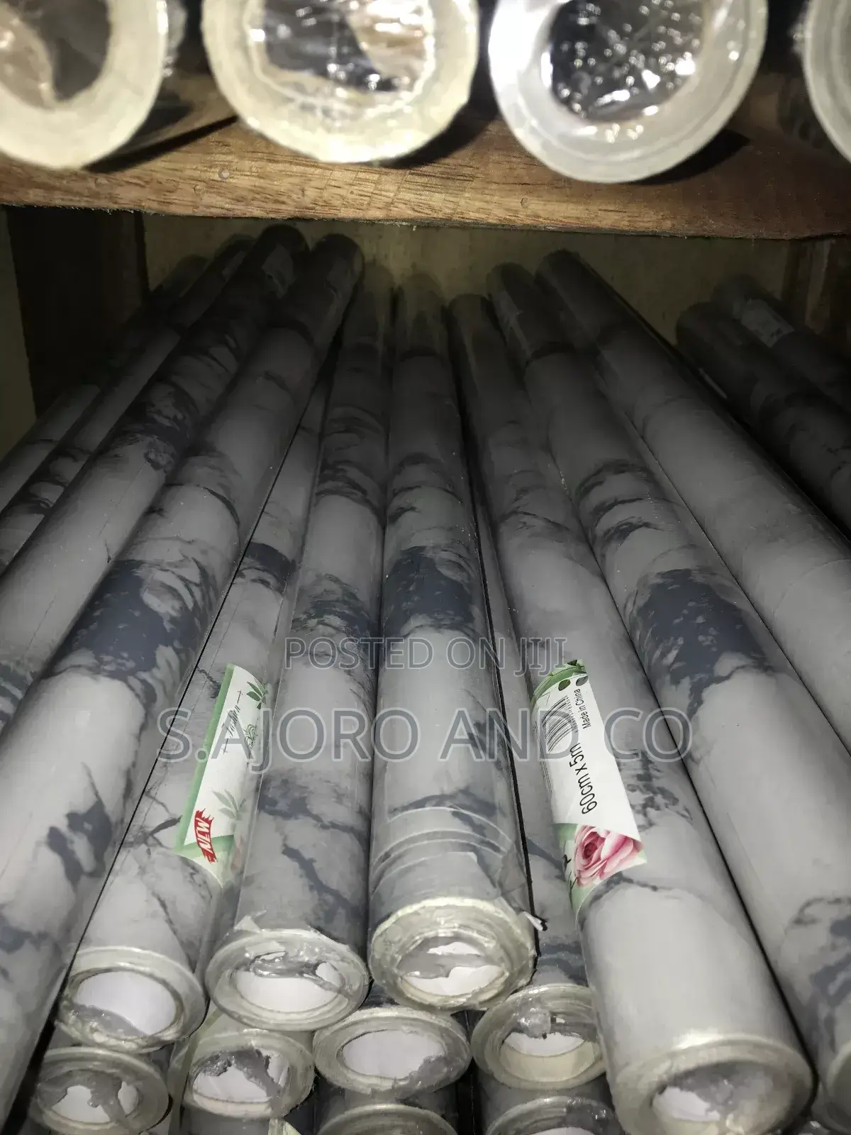 Marble Sticker, Flutted Panel Wallpaper
