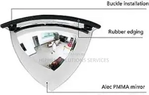 90 Degree Convex Dome Safety Mirror