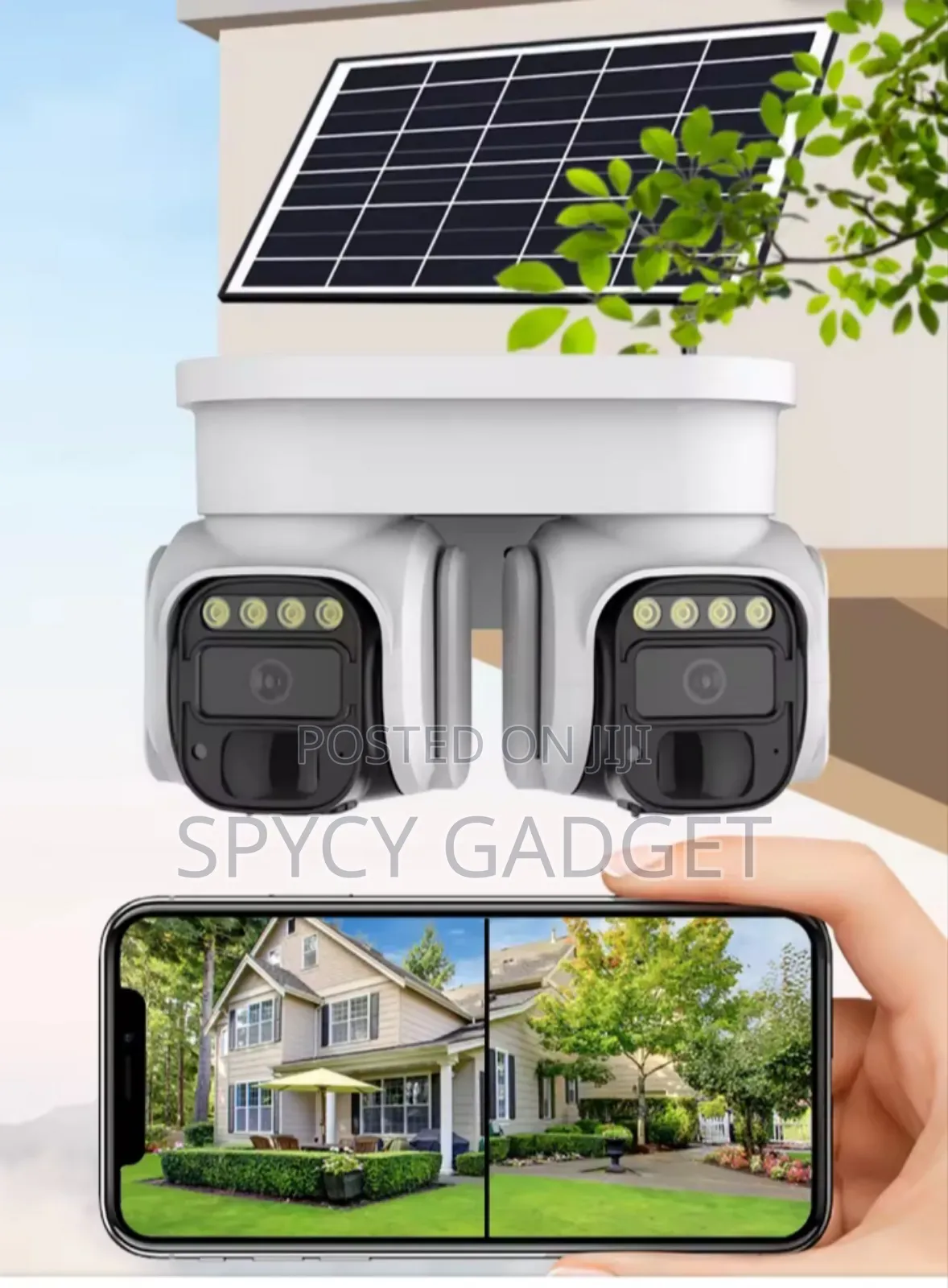 4g Dual Camera Lens PTZ Solar Ip Camera