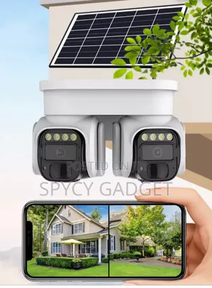 4g Dual Camera Lens PTZ Solar Ip Camera