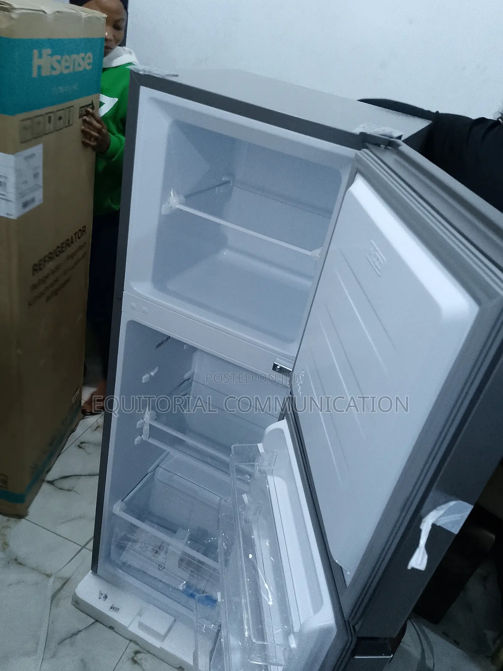 Hisense Double Door 145litres Refrigerator 