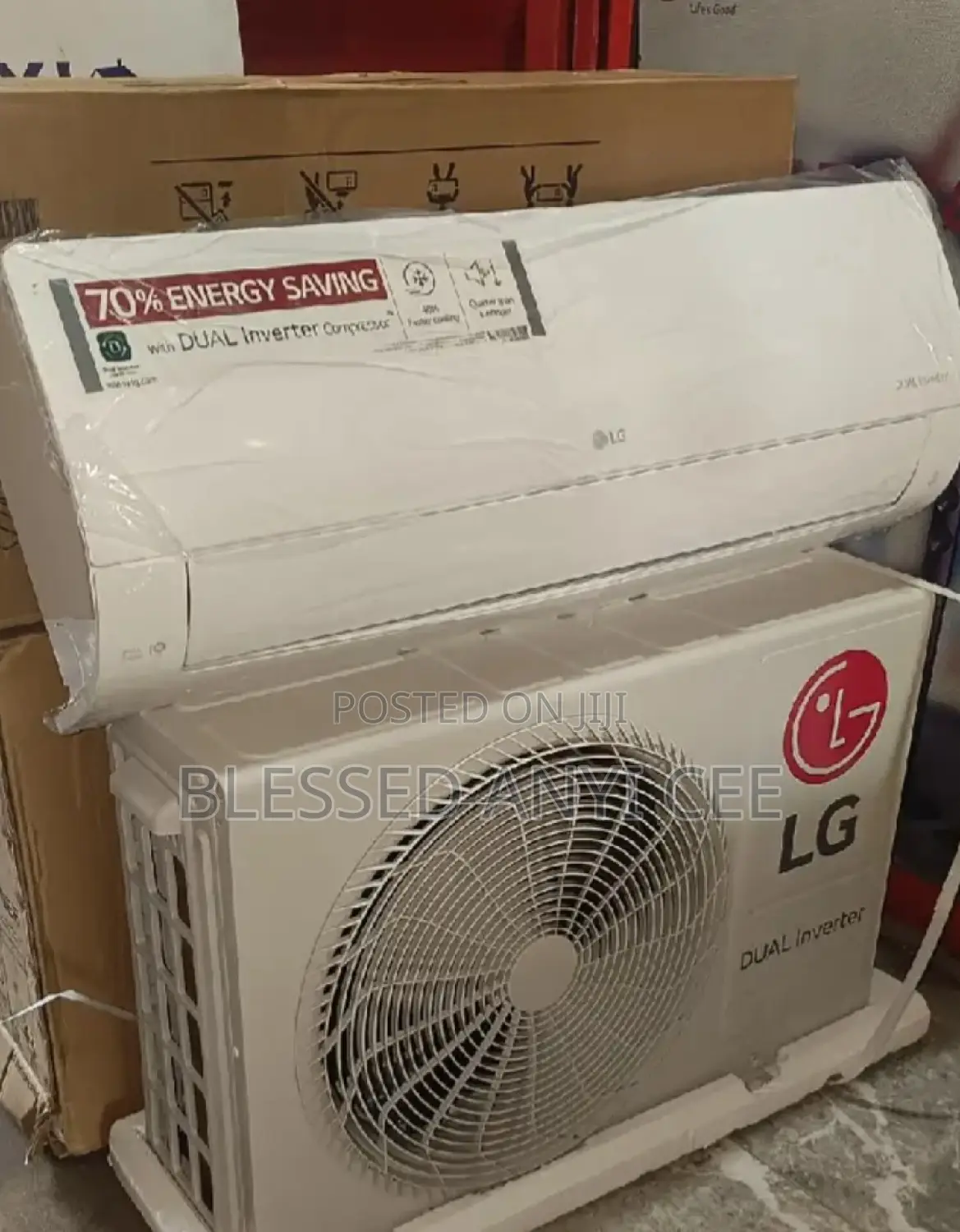 New Lg 70% Energy Saving Inverter Split Ac (1.5hp) R410a