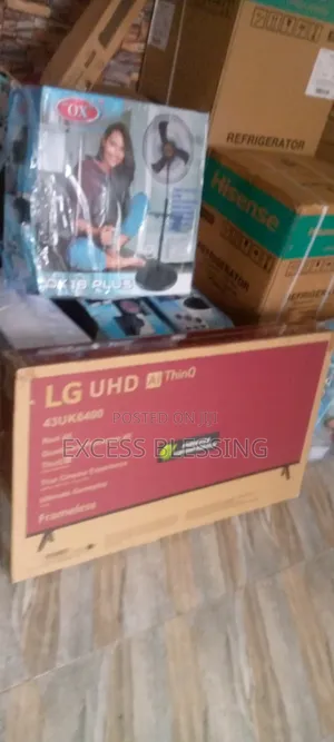 Quality Frameless LG Smart Television+Netflix-43uk6400