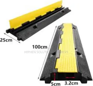 Rubber Speed Bump And Wire Protector For Indoor & Outdoor