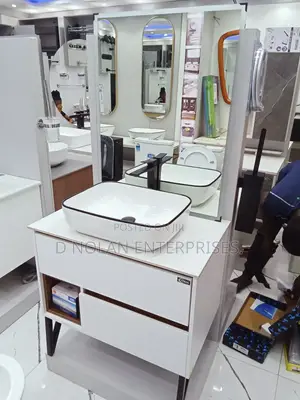 Cabinet Basin With Led Mirror