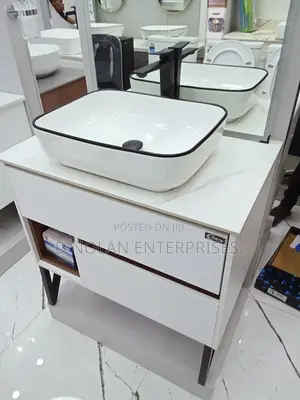 Cabinet Basin With Led Mirror