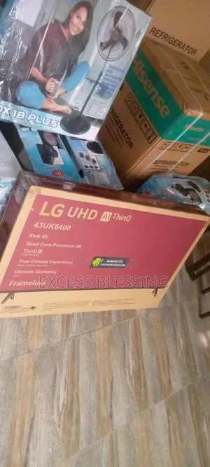 Original Frameless 43 Inches LG Smart Tv-43uk6400