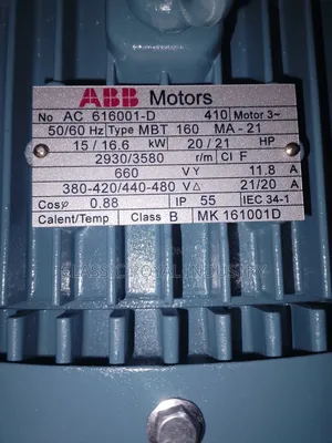 Brand New ABB Electric Motor 15 Kw