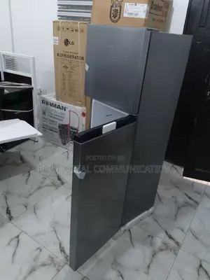 Compact Double Hisense Silver Refrigerator
