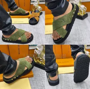 Quality Louis Vuitton Cross Slippers
