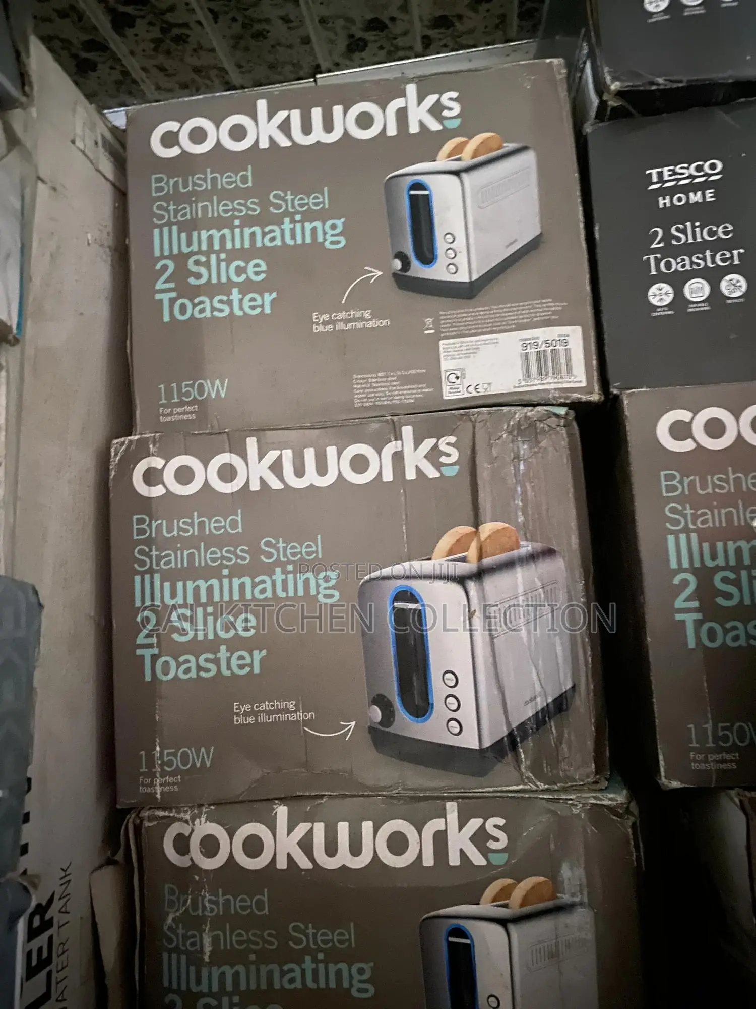 Cookworks 2 Slice Pop Up Toaster