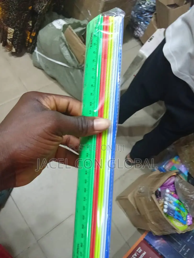 Colorful Plastic Long Ruler ( 30cm Length )