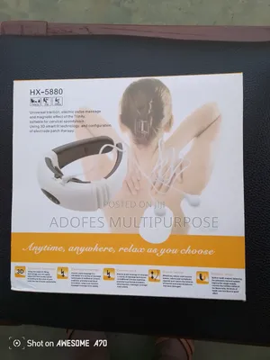Neck Massager With Therapy Battery Use
