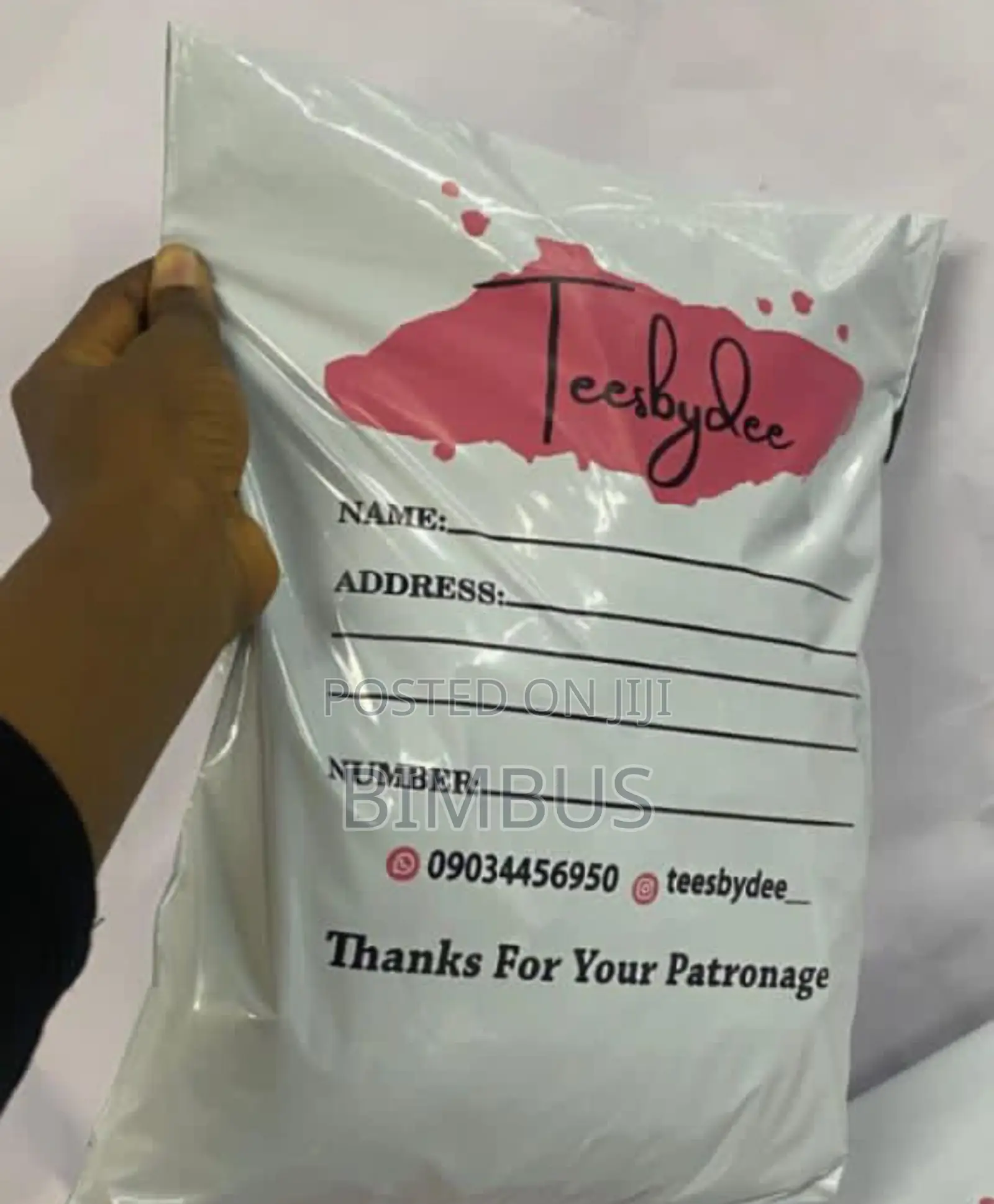 Courier Nylon (Pink, White Black Color).