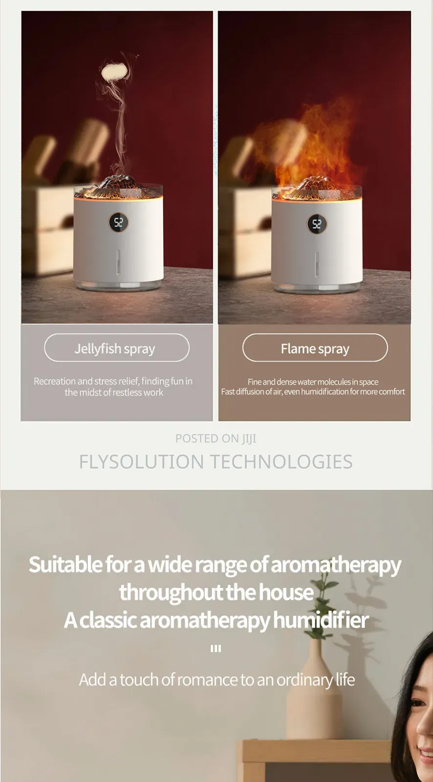 Creative Aroma Diffuser Humidifier HX127