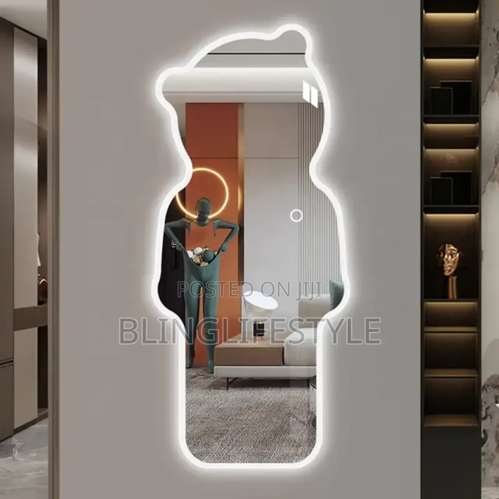 Teddy Bear Mirror Full Length LED Mirror