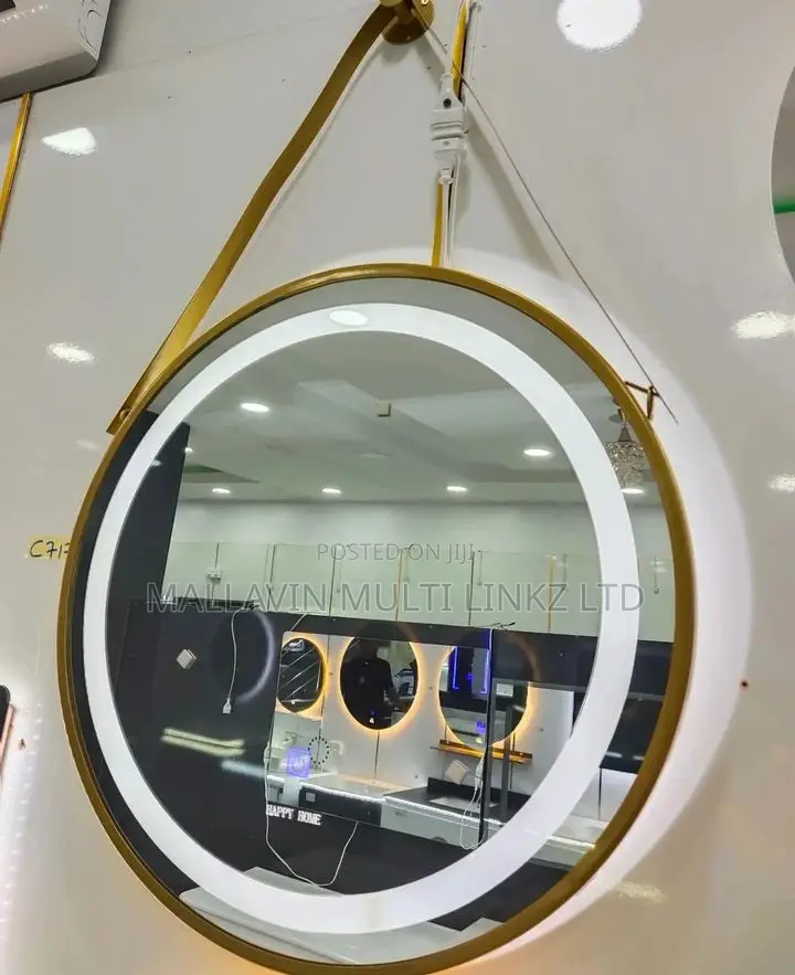 Modern Mirrors With Lights And Hanging Belts
