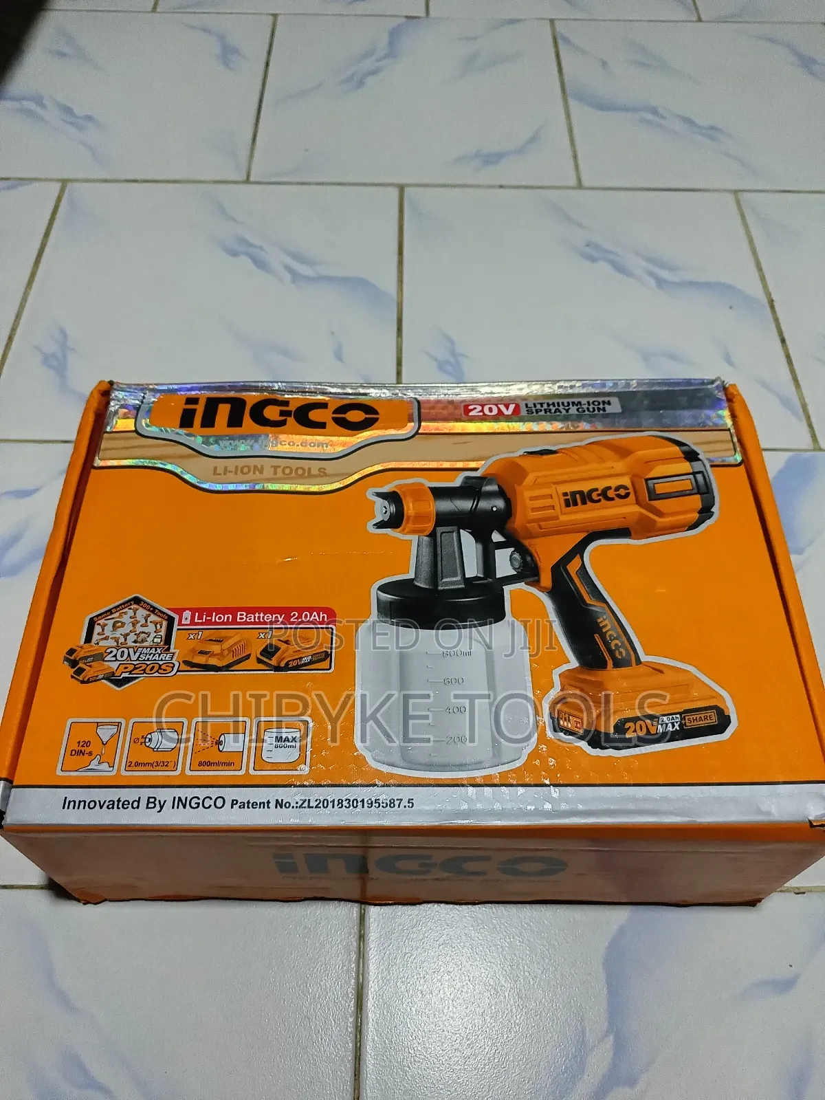 20V Cordless Spray Gun
