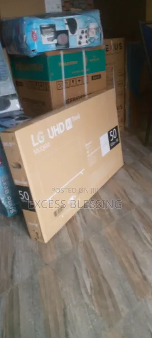 New Frameless 50" Lg Smart Tv + Bluetooth _50qu650
