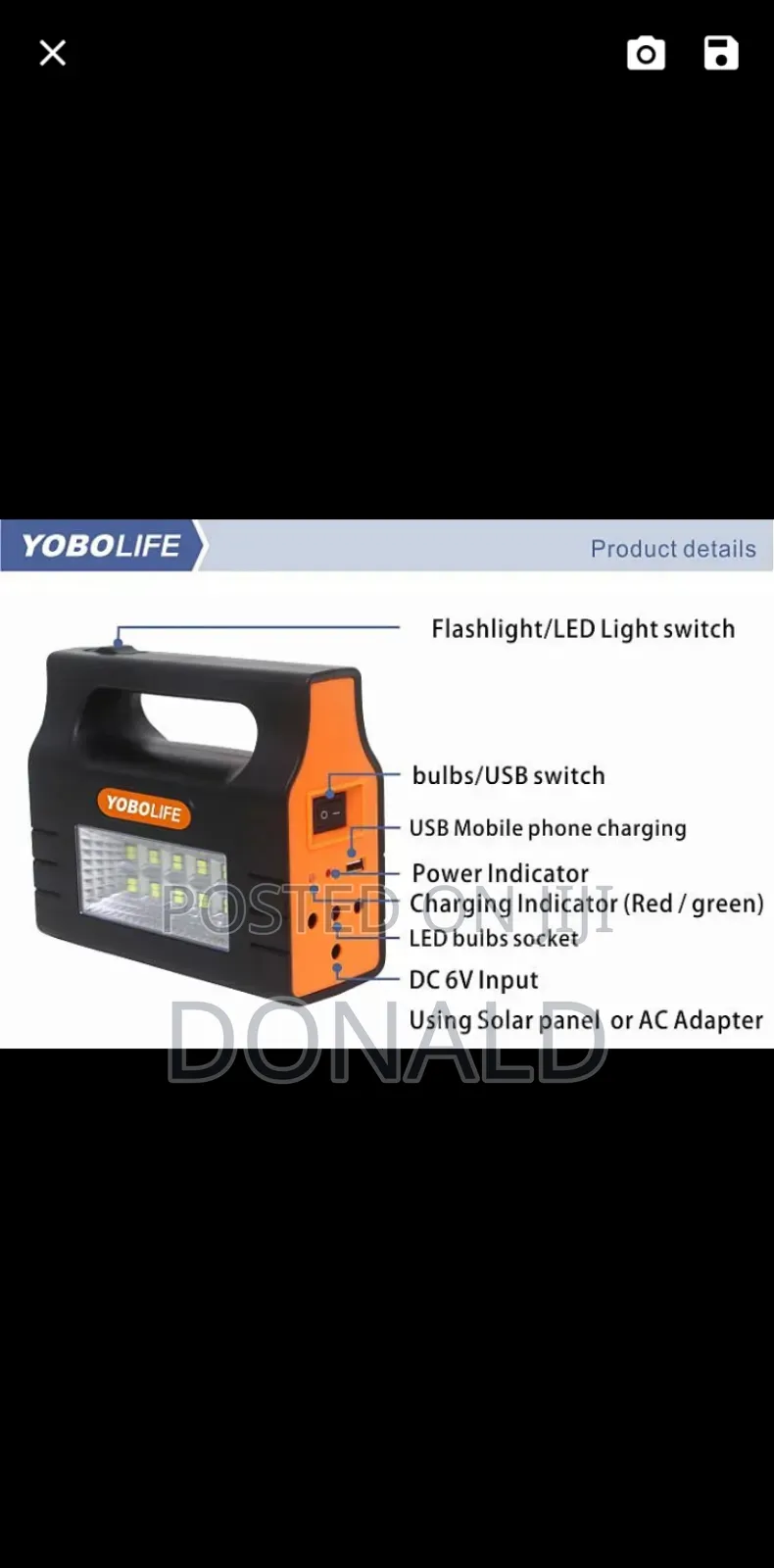 YOBOLIFE Solar Digital Kit (LM3605)