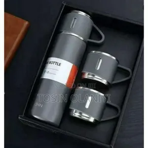 Vacuum Flask Set With 2 Cups (500ml)