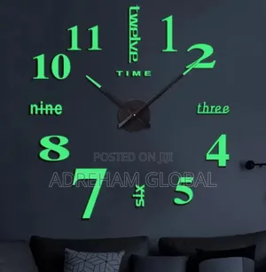 3d Diy Wall Clock