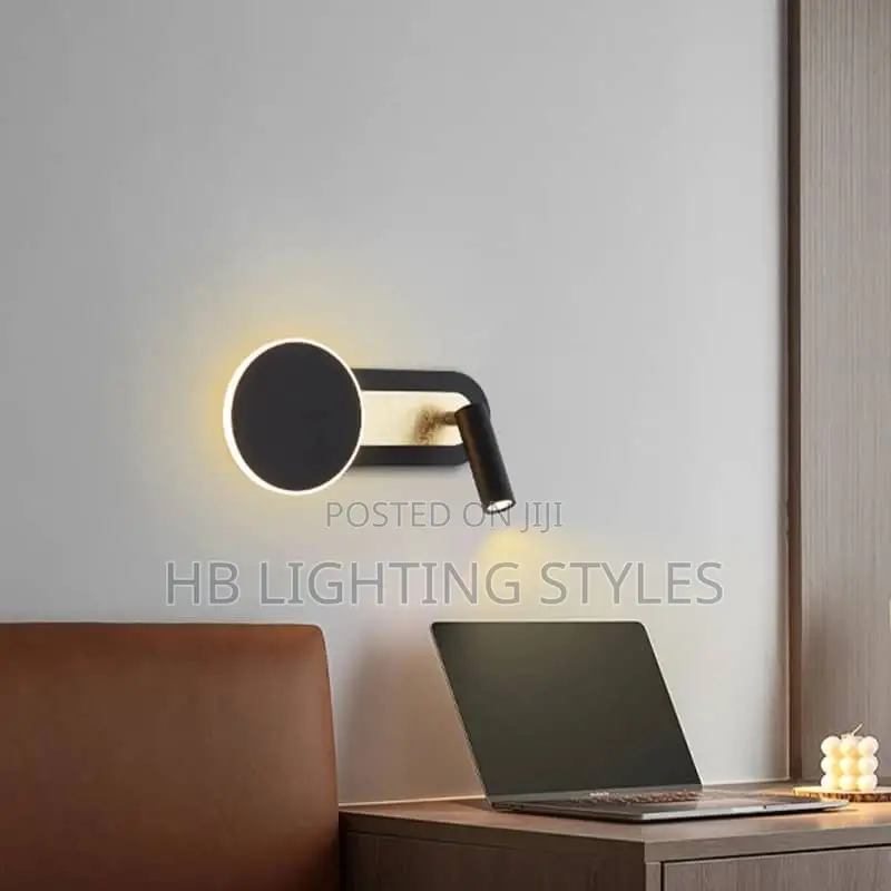 Black/ White Wall Lights for Bedside
