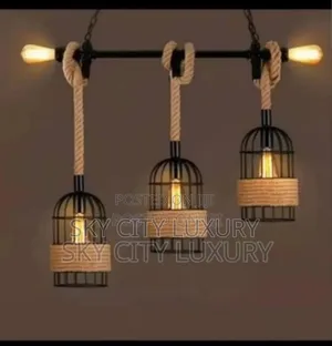 Five Bulbs Cast Dropping Light
