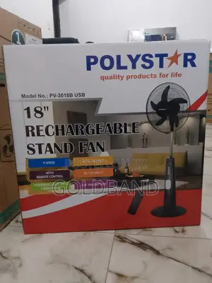 Strong Poly Star 18" Rechargeable Stand Fan PV3018B