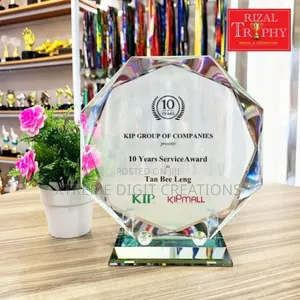 Crystal Trophy Awards, Acrylic Plaque, Wooden Plaque