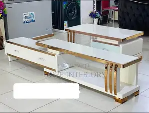 Elegant Tv Stand With Center Table