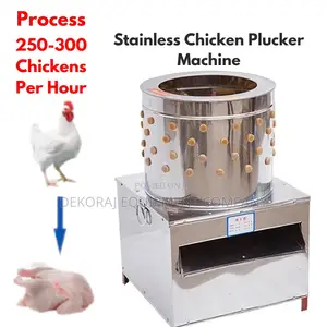 300 Chickens Per Hour High-speed Chicken Plucker Machine