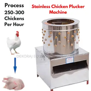 Easy-to-Use 250-300 Per Hour Chicken Plucker Machine