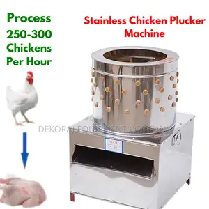 Compact And Powerful 300 Per Hour Chicken Plucker Machine