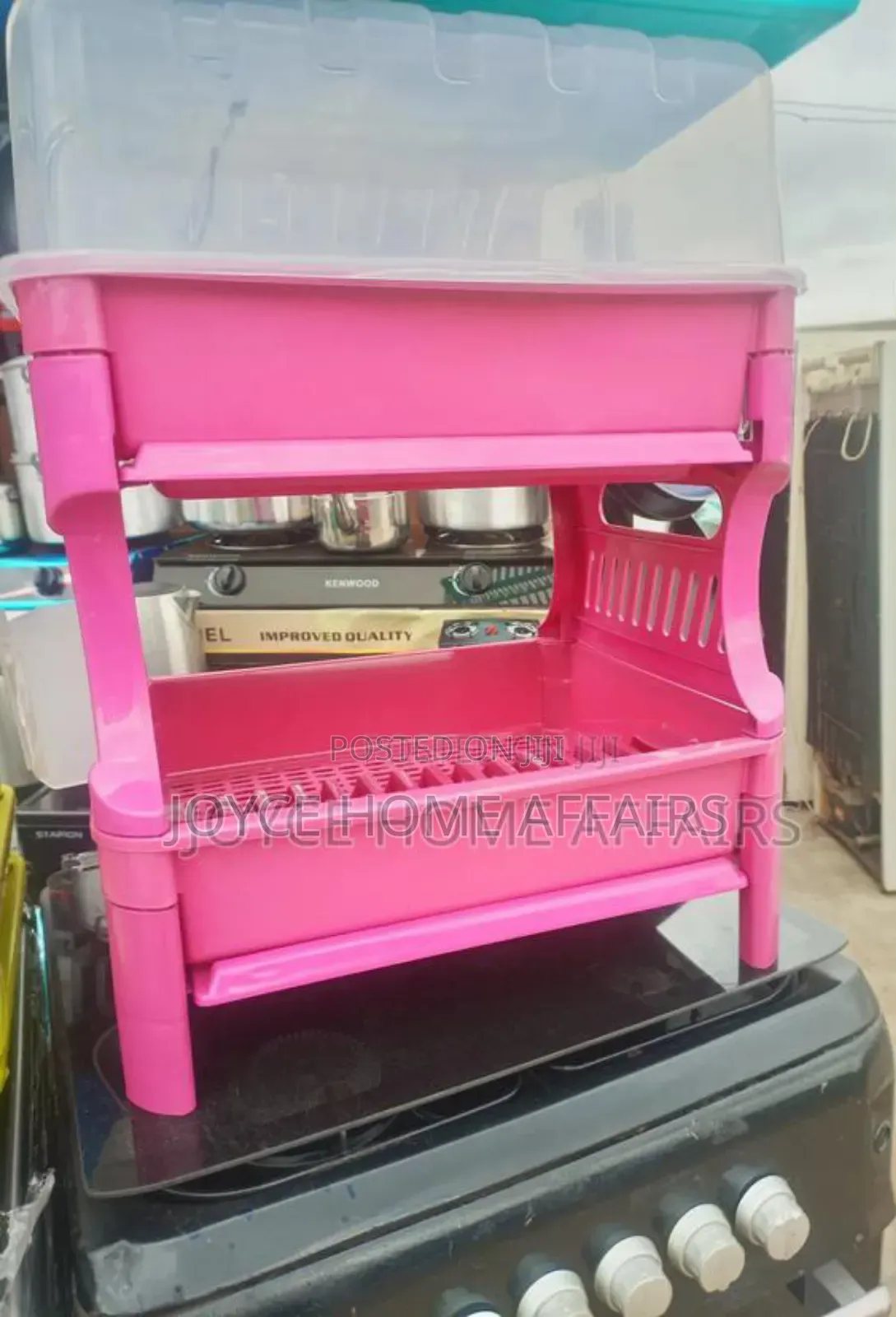 Dish Rack With Cover Two Layers Imported