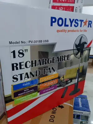 Standard18" Poly Star Rechargeable Stand Fan (PV3018B)
