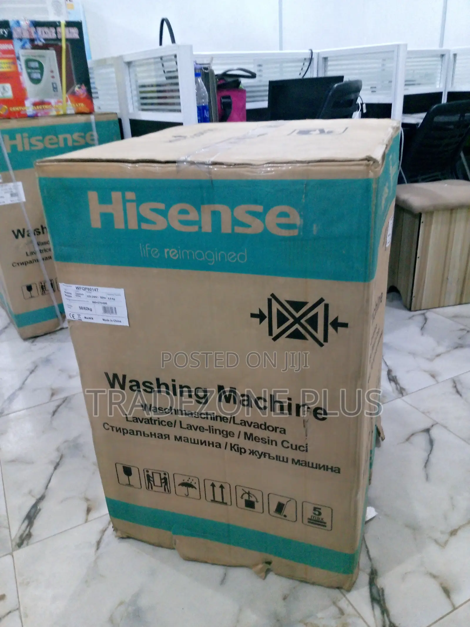 Dependable Hisense Frond Load Washer 8kg
