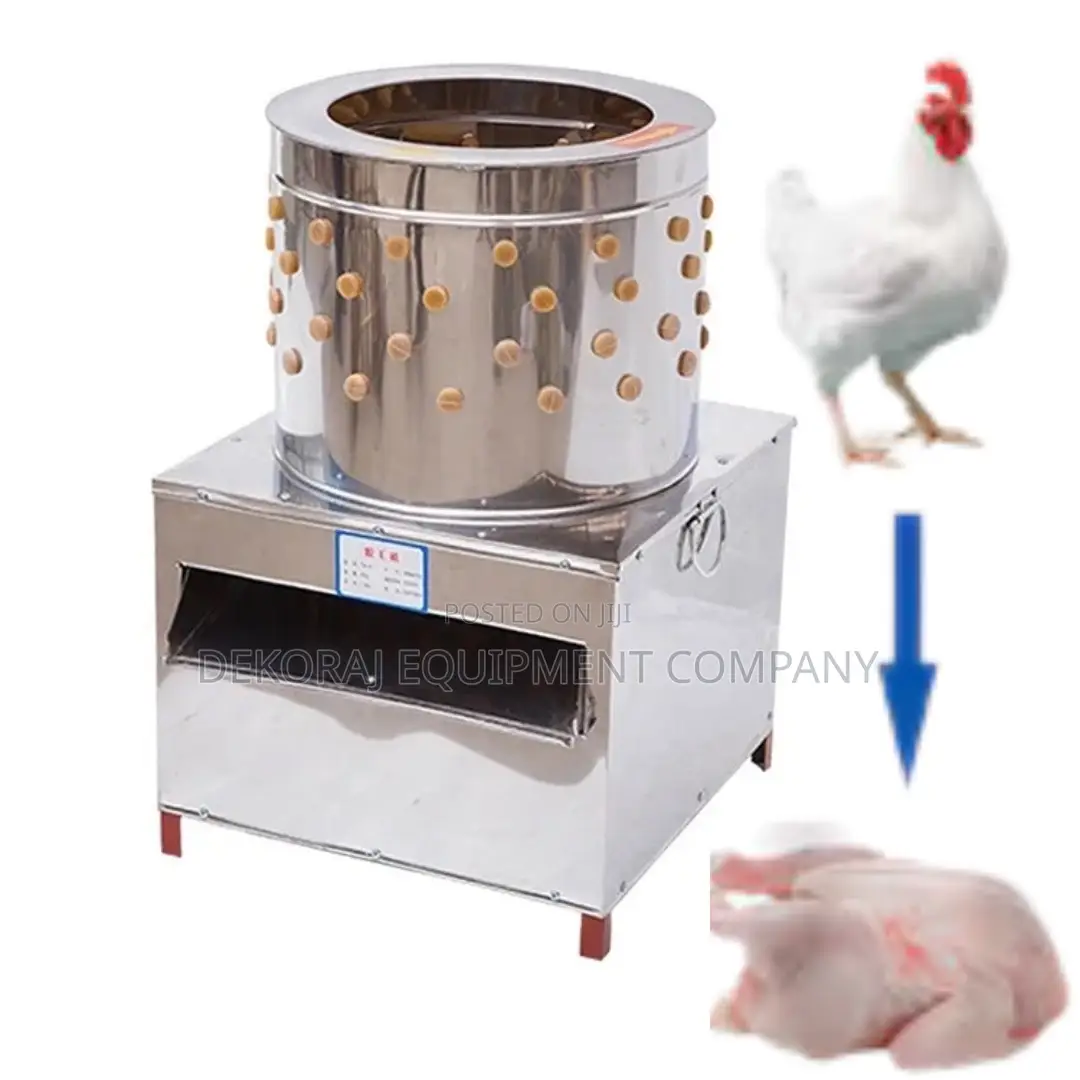 Compact 300 Per Hour Chicken Plucker Machine for Space Savin