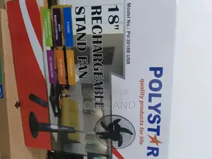Very Clean Poly Star 18" (PV3018B)Rechargeable Stand Fan