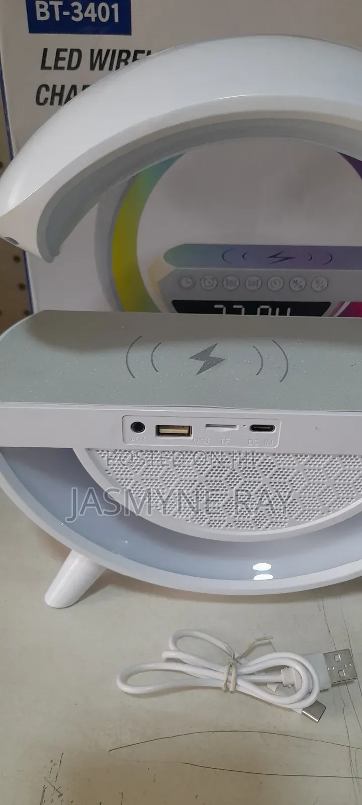 Led Wireless Charging Speaker
